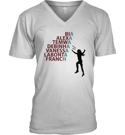 Bia Alexa Temwa Debinha Vaness Labonta Franch V Neck T Shirt