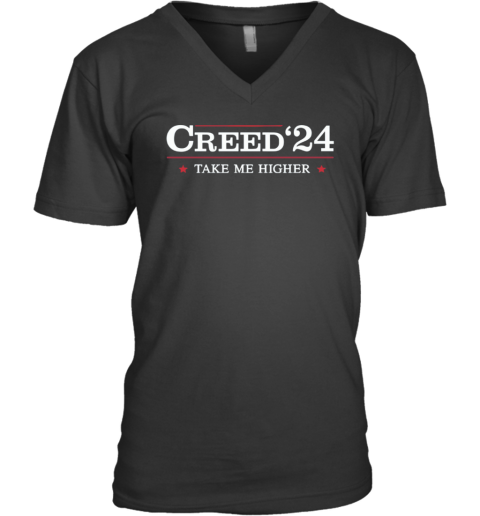 Creed 2024 Take Me Higher V Neck T Shirt