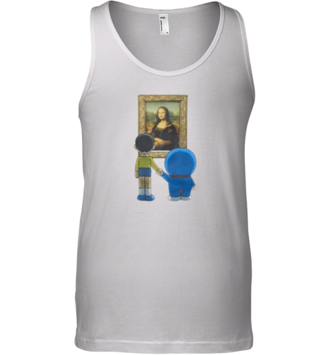 Doraemon Meets The Louvre Tank Top
