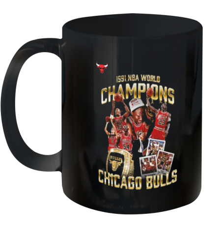 Chicago Bulls Champions June 12 1991 World Ceramic Mug 11Oz