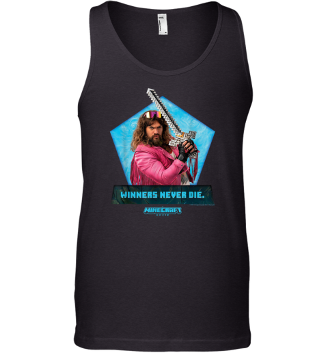 A Minecraft Movie Winners Never Die Garrett The Garbage Man Tank Top