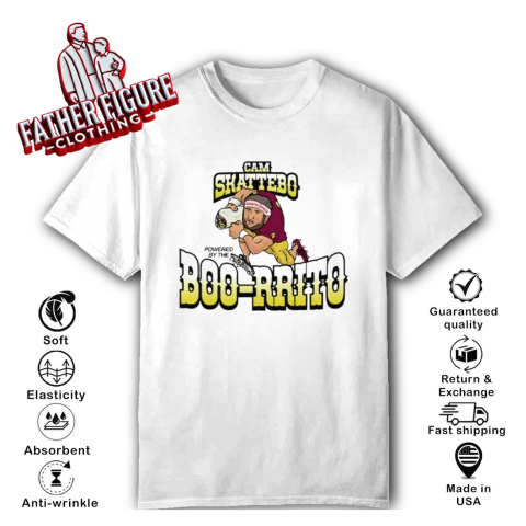 Cam Skattebo Powered By The Boo Rrito T Shirt