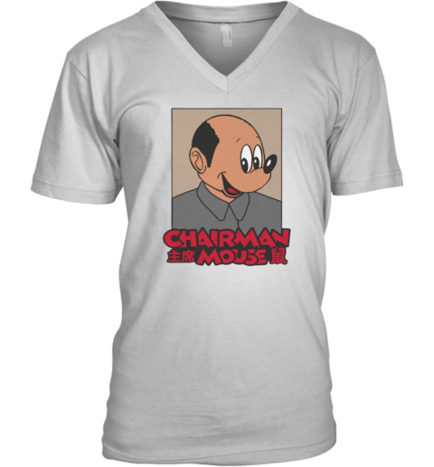 Chairman Mouse V Neck T Shirt