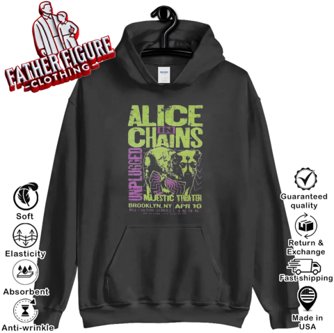 Alice In Chains Unplugged Dog Hoodie