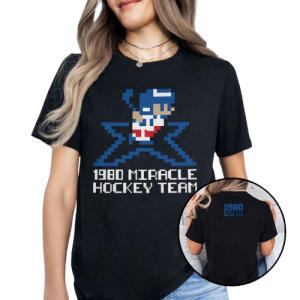 8 Bit 1980 Miracle Hockey Team Shirt
