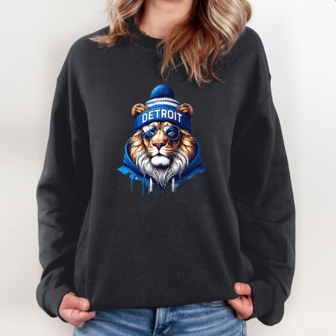 Cool Lions Detroit Football Sweatshirt