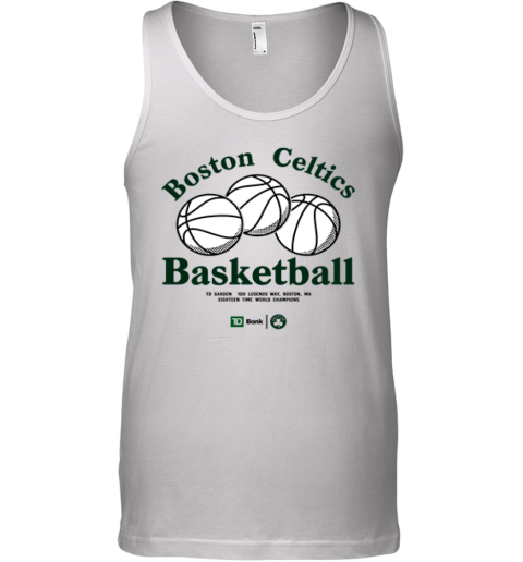 Boston Celtics Basketball Eighteen Time World Champions Tank Top