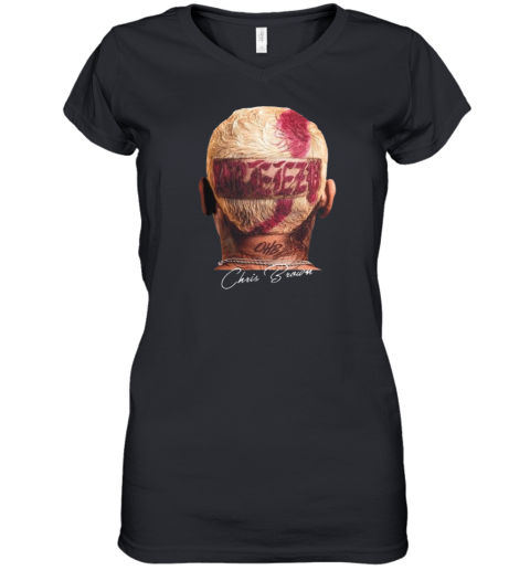 Breezy Bowl Xx Tour Chris Brown Women039S V Neck T Shirt
