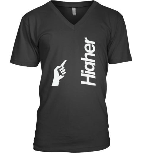 Asymmetric Call Higher V Neck T Shirt