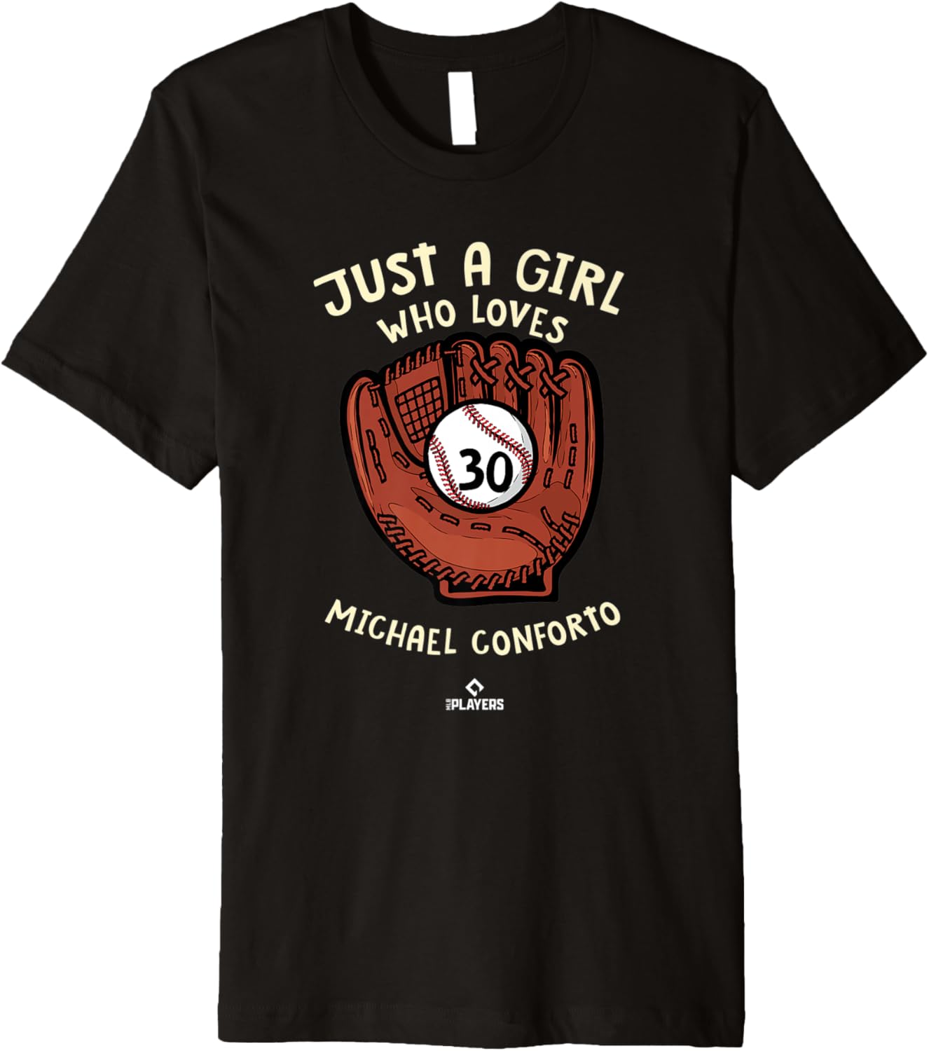 A Girl Who Loves Michael Conforto New York Baseball Premium