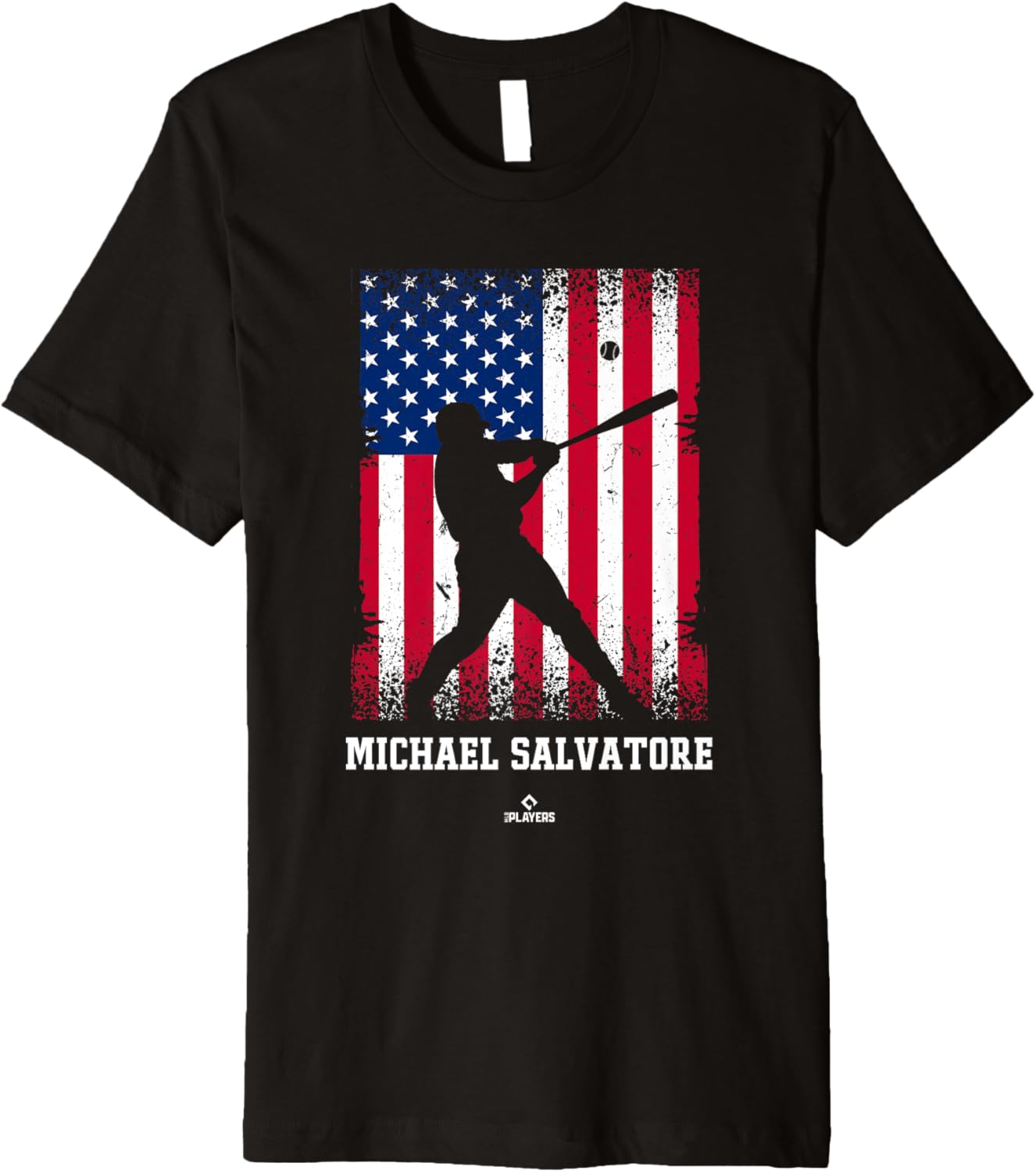 American Flag Swing Michael Salvatore Prospect Baseball Fan Premium