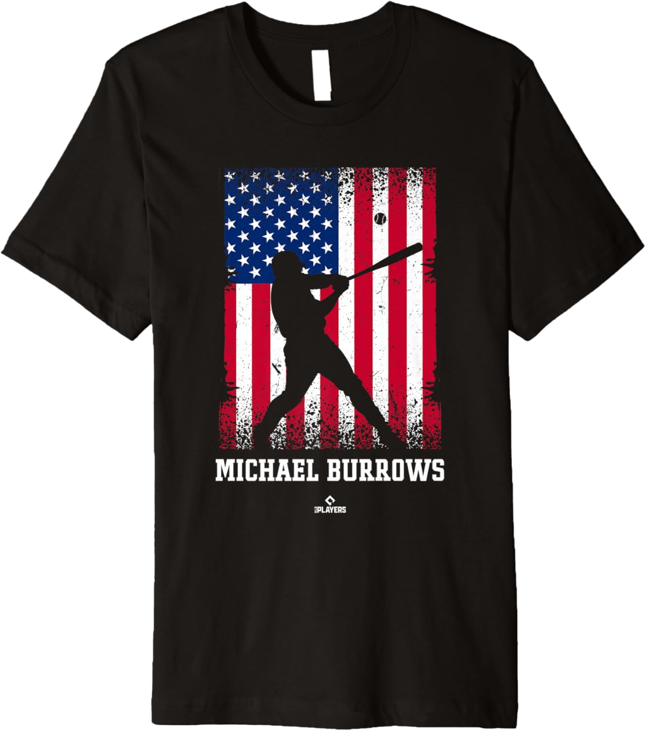 American Flag Swing Michael Burrows Prospect Baseball Fan Premium