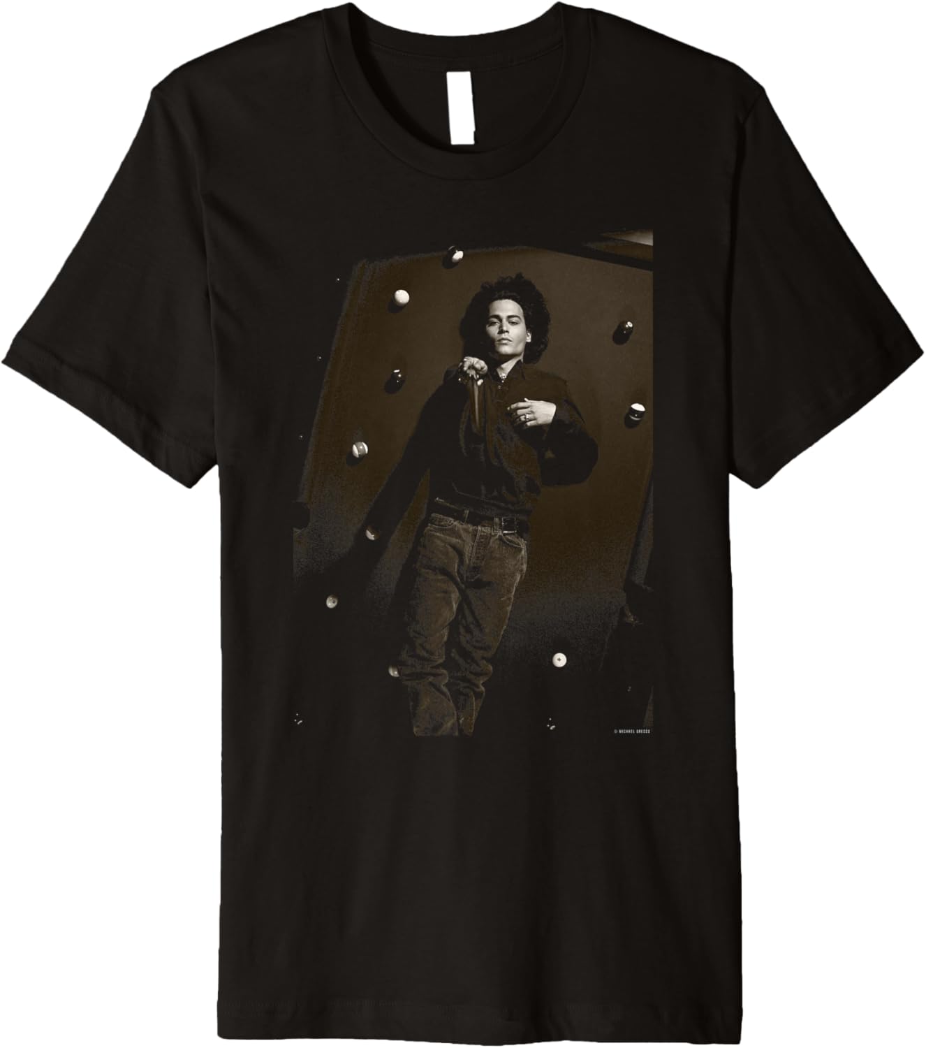 Actor Johnny Depp Pool Table Photo By Michael Grecco Premium