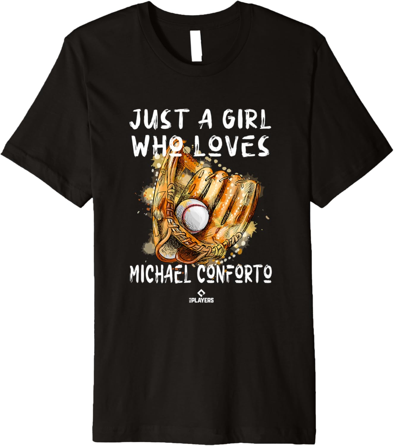 A Girl Who Loves Michael Conforto New York MLBPA Premium