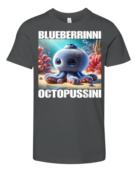 Blueberrinni Octopussini Italian Brainrot Meme Premium Youth T Shirt