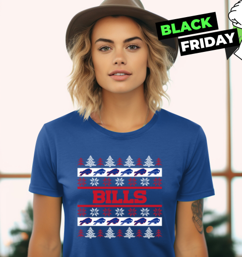 Buffalo Bills Merry Christmas Women039S T Shirt
