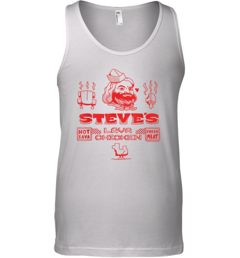 A Minecraft Movie Steve039S Lava Chicken Restaurant Logo Tank Top
