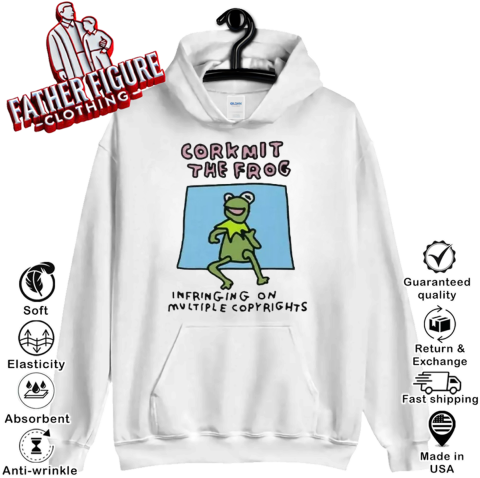 Corkmit The Frog Infringing On Multiple Copyrights Hoodie