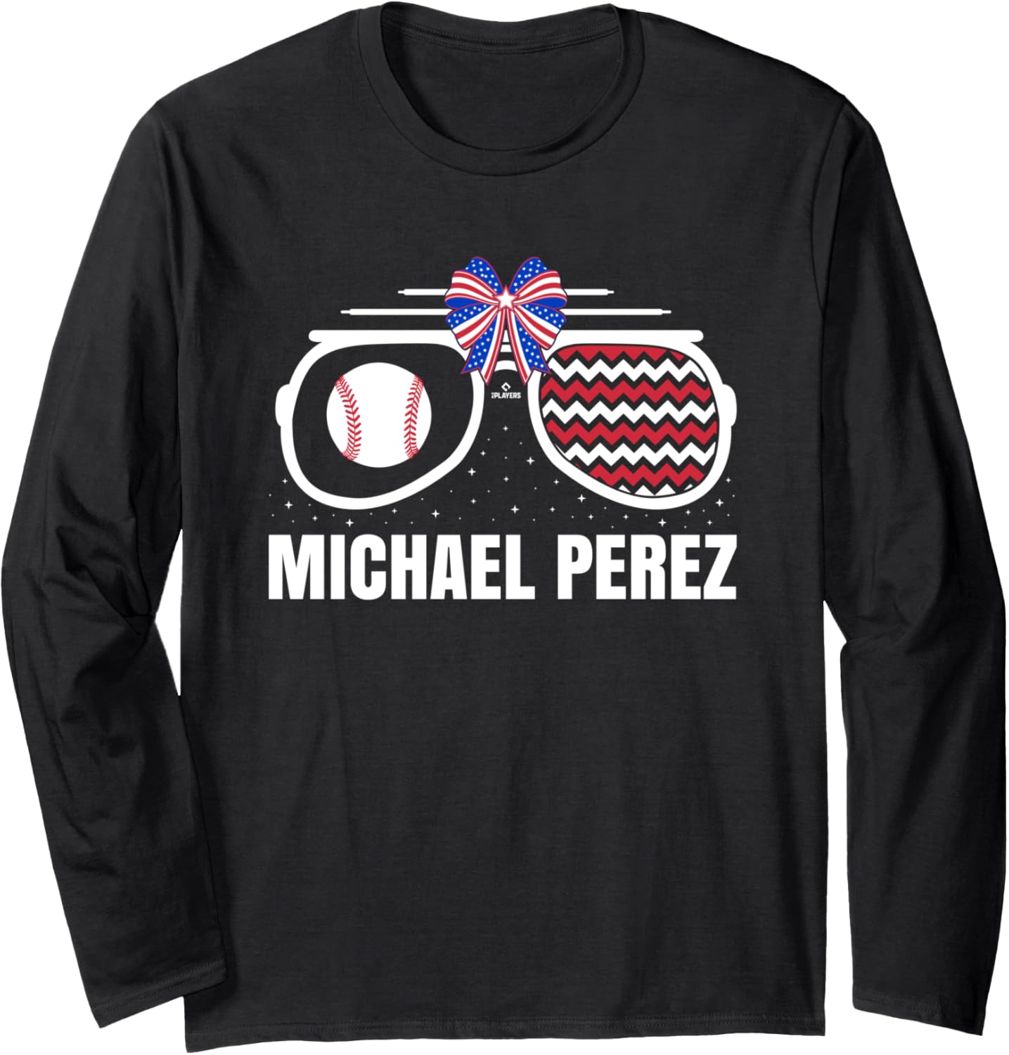 American Glasses Michael Perez Prospect Baseball Fan Gear Long Sleeve