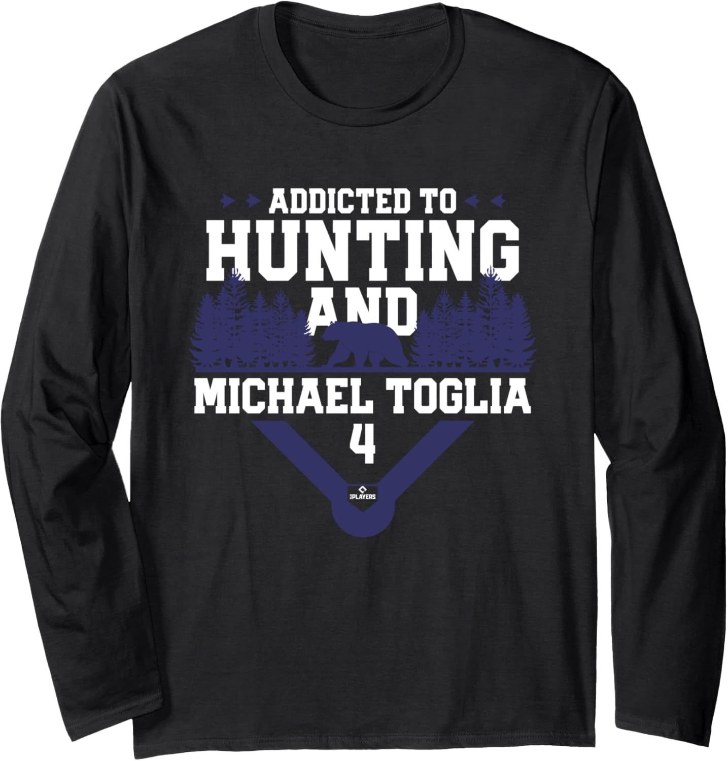 Addicted to Bear Hunting & Michael Toglia Colorado Baseball Long Sleeve