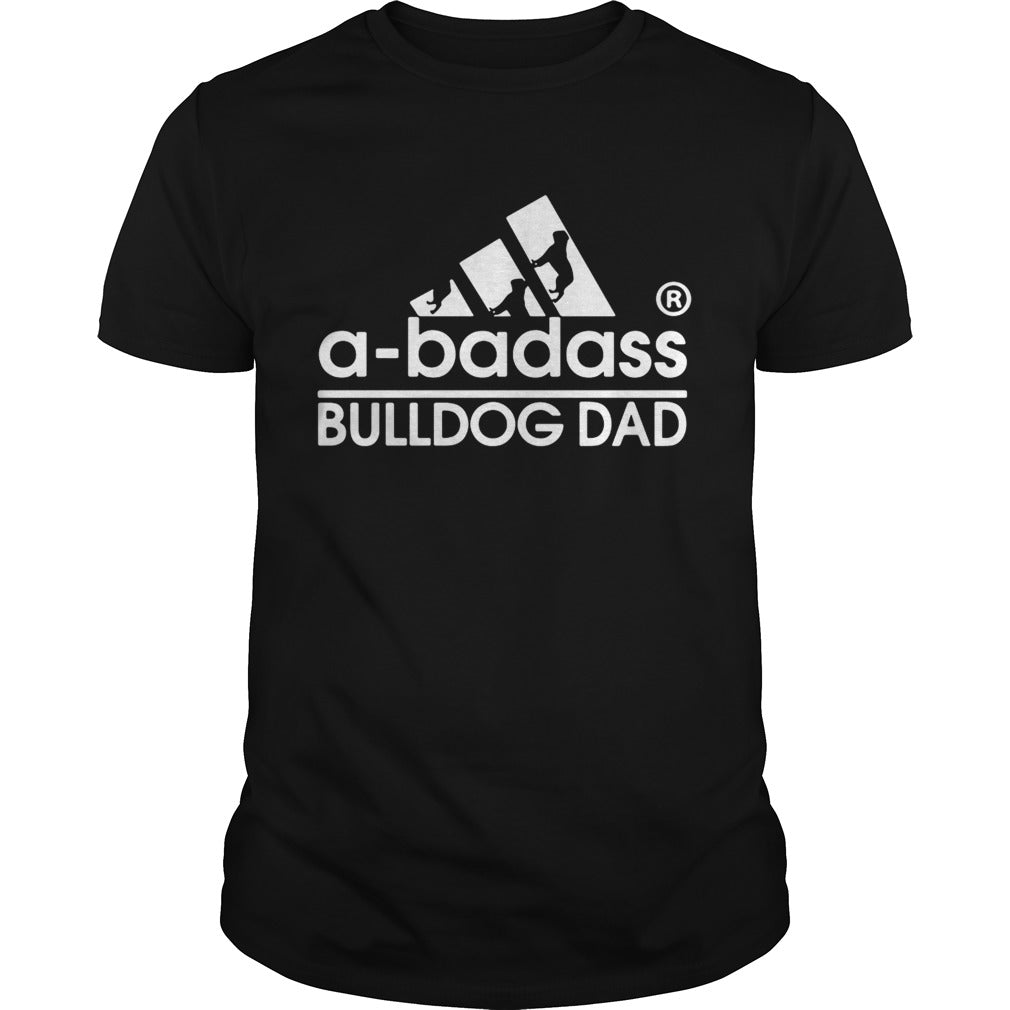 Abadass American Bulldog dad adidas shirt