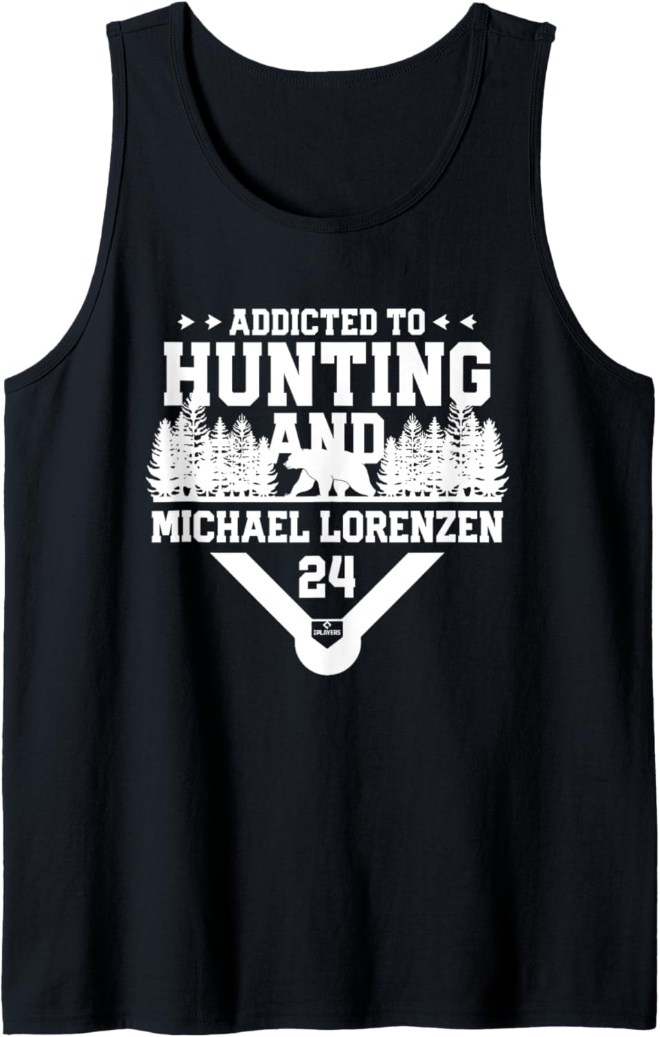 Addicted to Bear Hunting & Michael Lorenzen Kansas City Tank Top