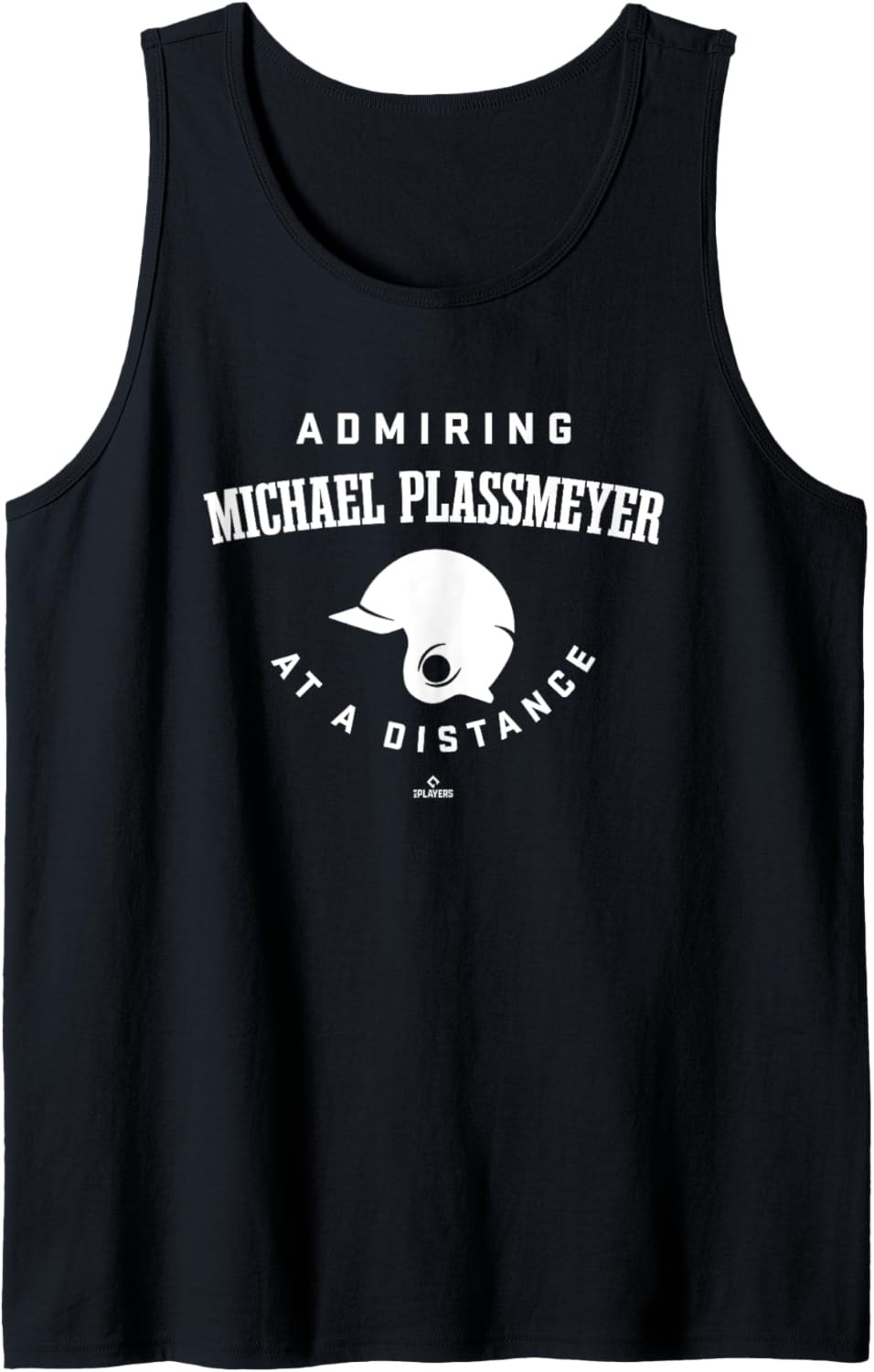 Admiring at a Distance Michael Plassmeyer Prospect Baseball Tank Top