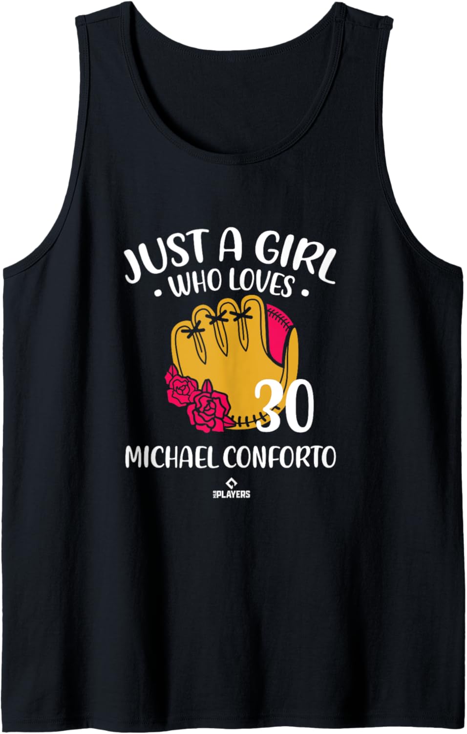 A Girl Who Loves Michael Conforto New York Baseball Fan Tank Top