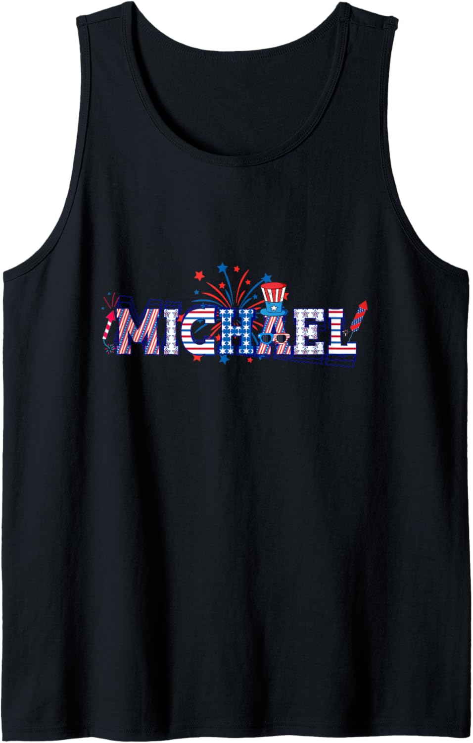 4th July Fireworks Drinks Party Michael Tank Top