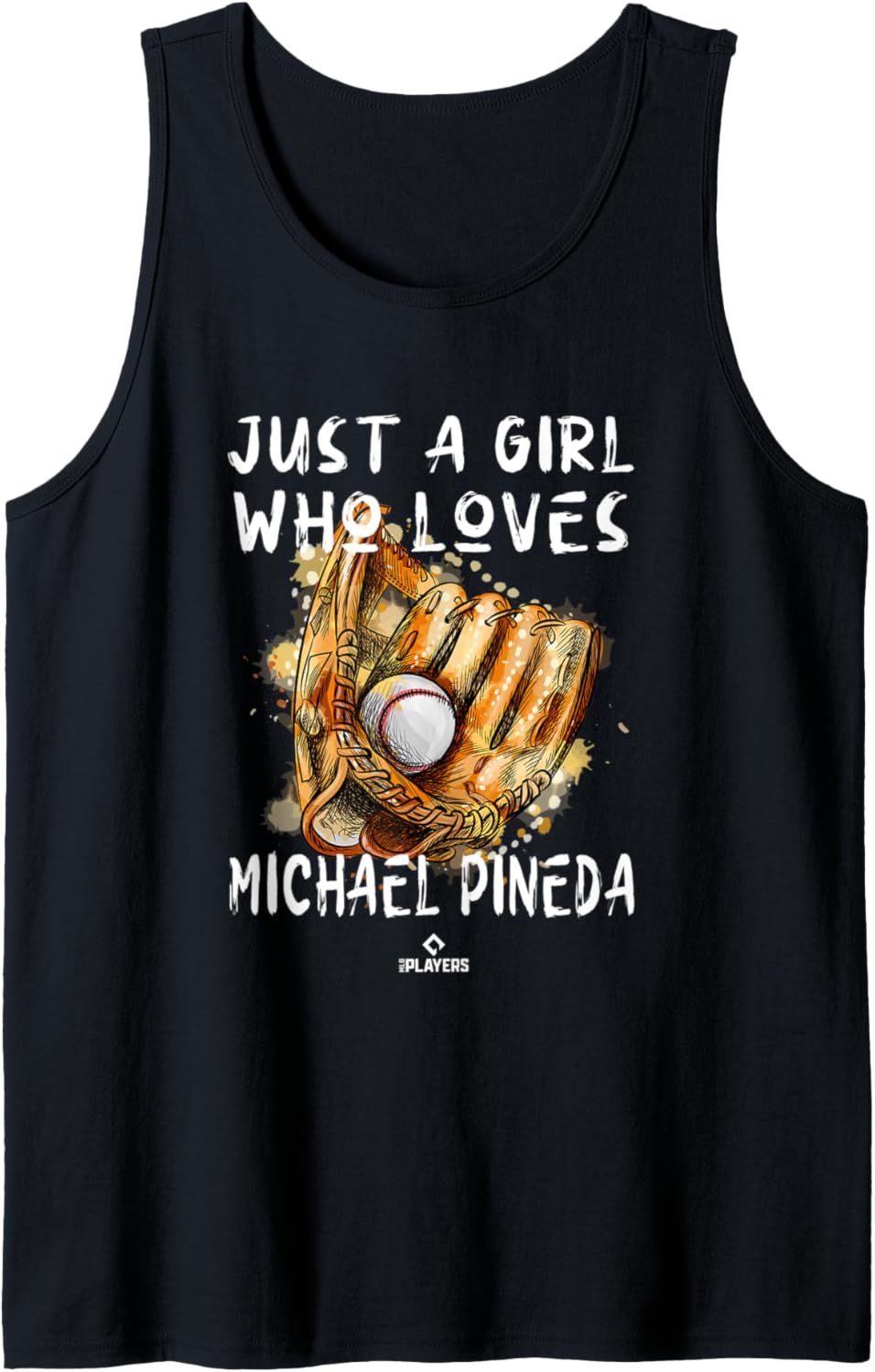 A Girl Who Loves Michael Pineda Minnesota MLBPA Tank Top