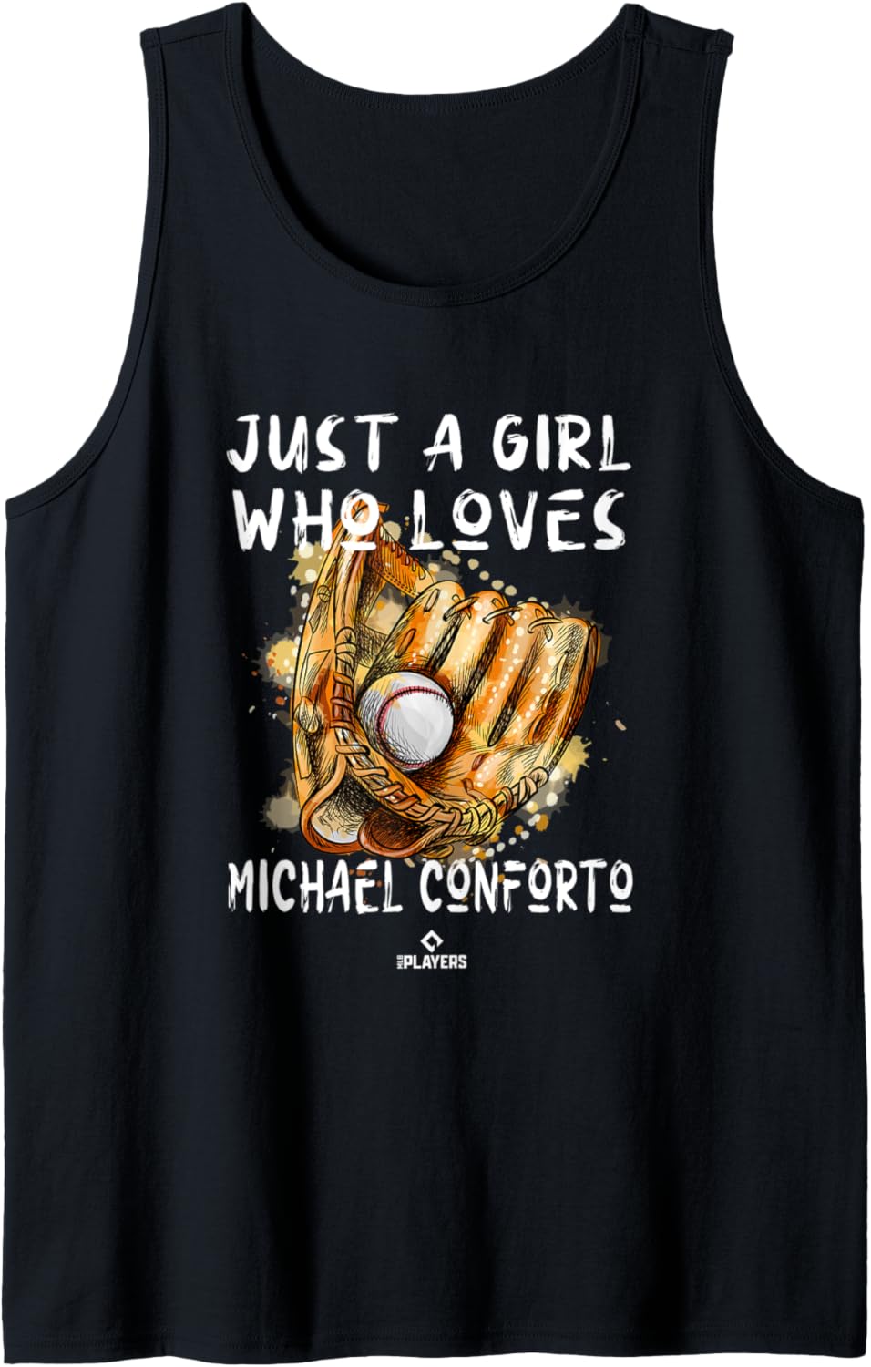 A Girl Who Loves Michael Conforto New York MLBPA Tank Top