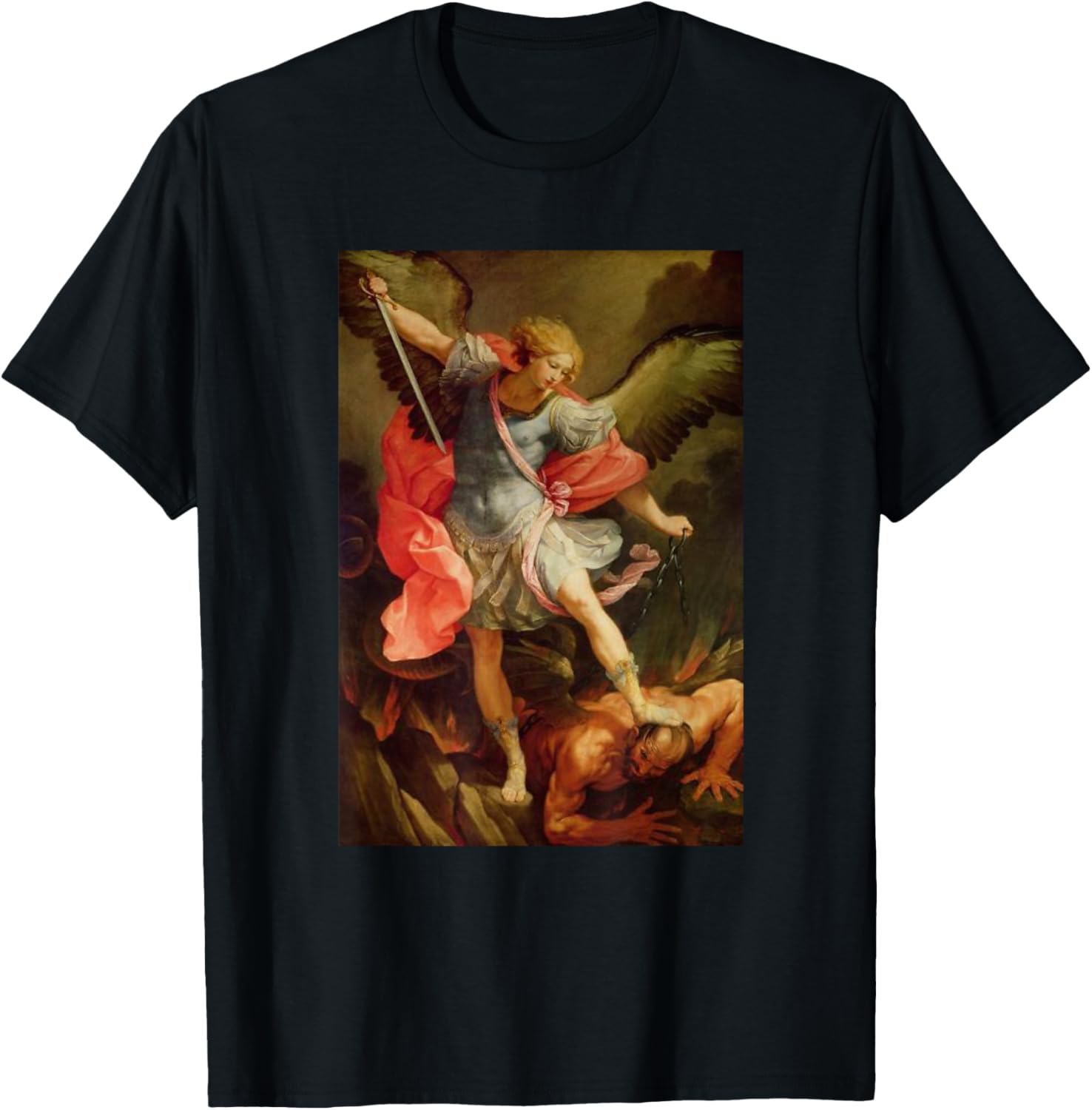 Angels Archangel Michael Defeating Satan