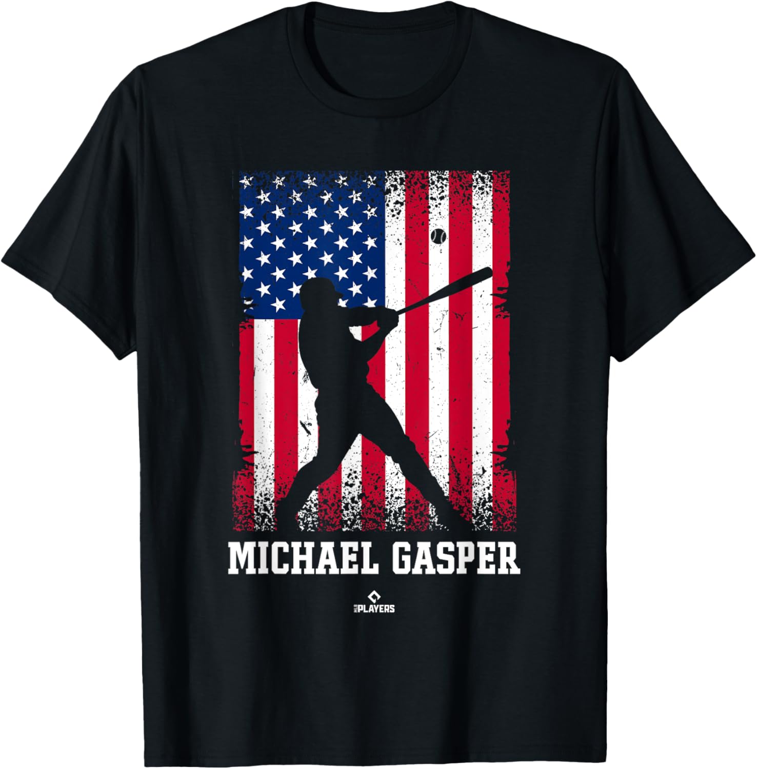 American Flag Swing Michael Gasper Prospect Baseball Fan