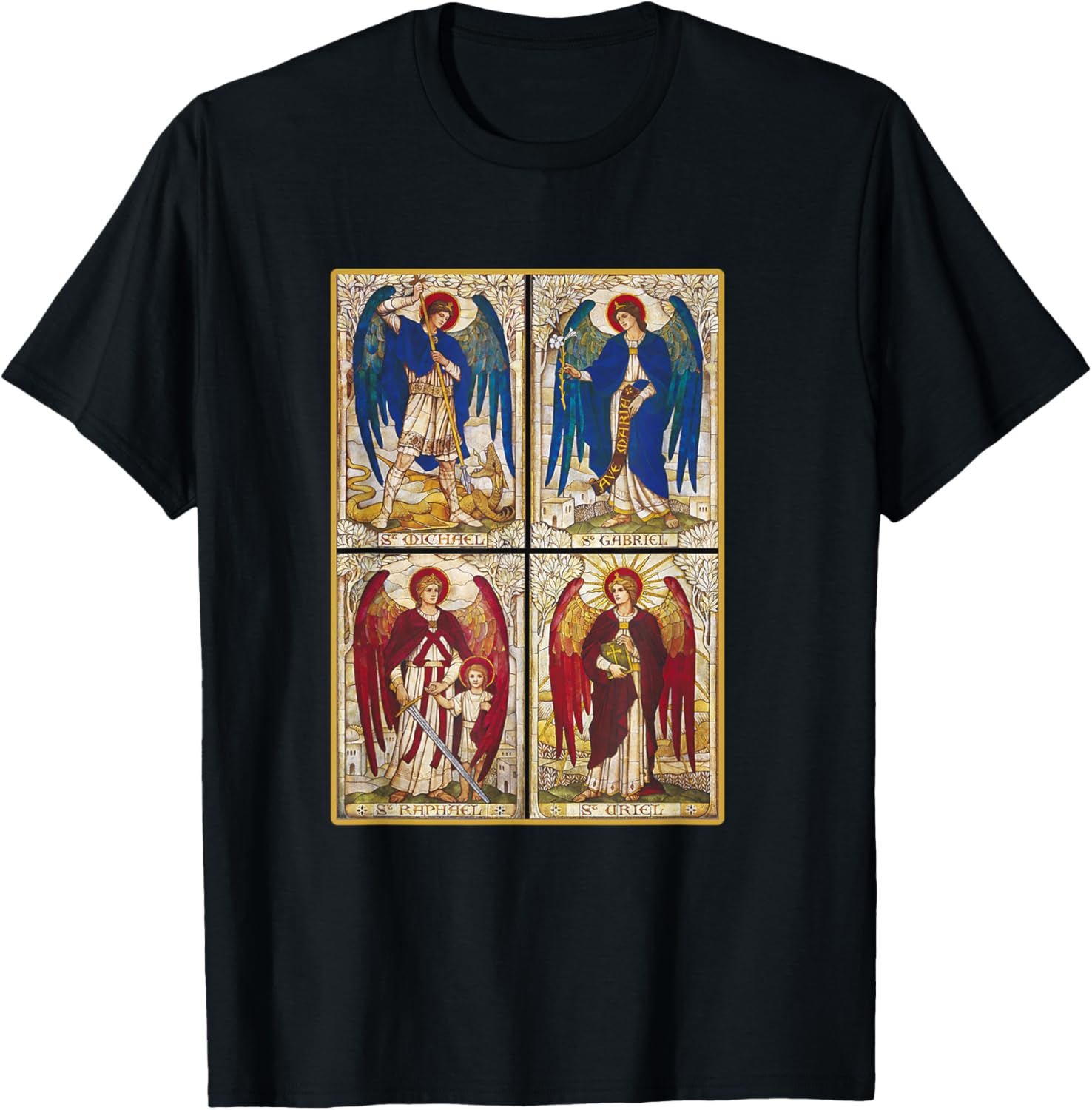 Archangels Gabriel Michael Uriel Raphael