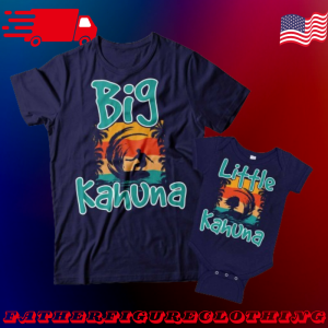 Big Kahuna And Little Kahuna Matching Father Daughter Shirts