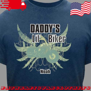 Daddys Lil Bikers Peronalized T Shirt