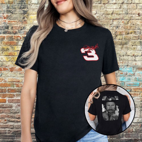 Dale Earnhardt Middle Finger T Shirt