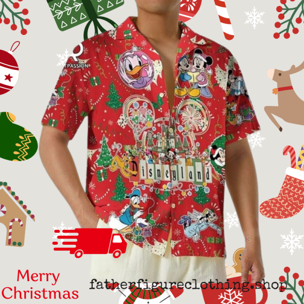 Disneyland Hawaiian Christmas Mickey Friends Holiday Disney