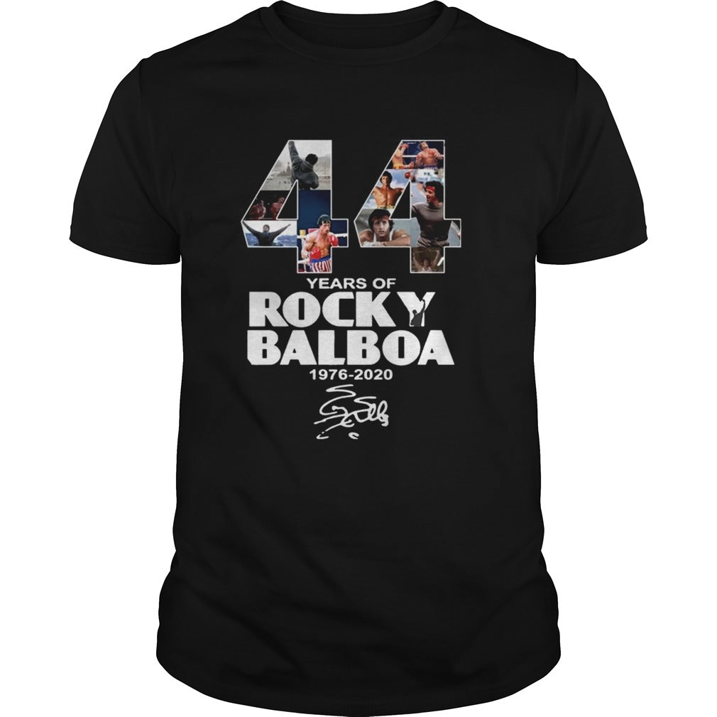 Rocky Balboa 44 Years Anniversary Fan Gift TShirt