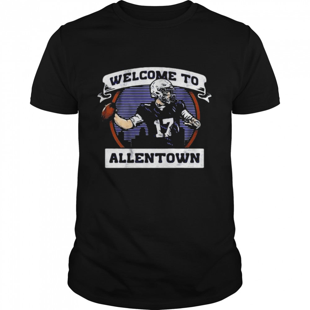 Welcome To Allentown Football Player Number 17 shirt