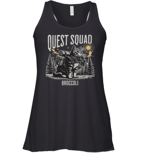 Cat Onyx Storm Quest Squad Broccoli Racerback Tank