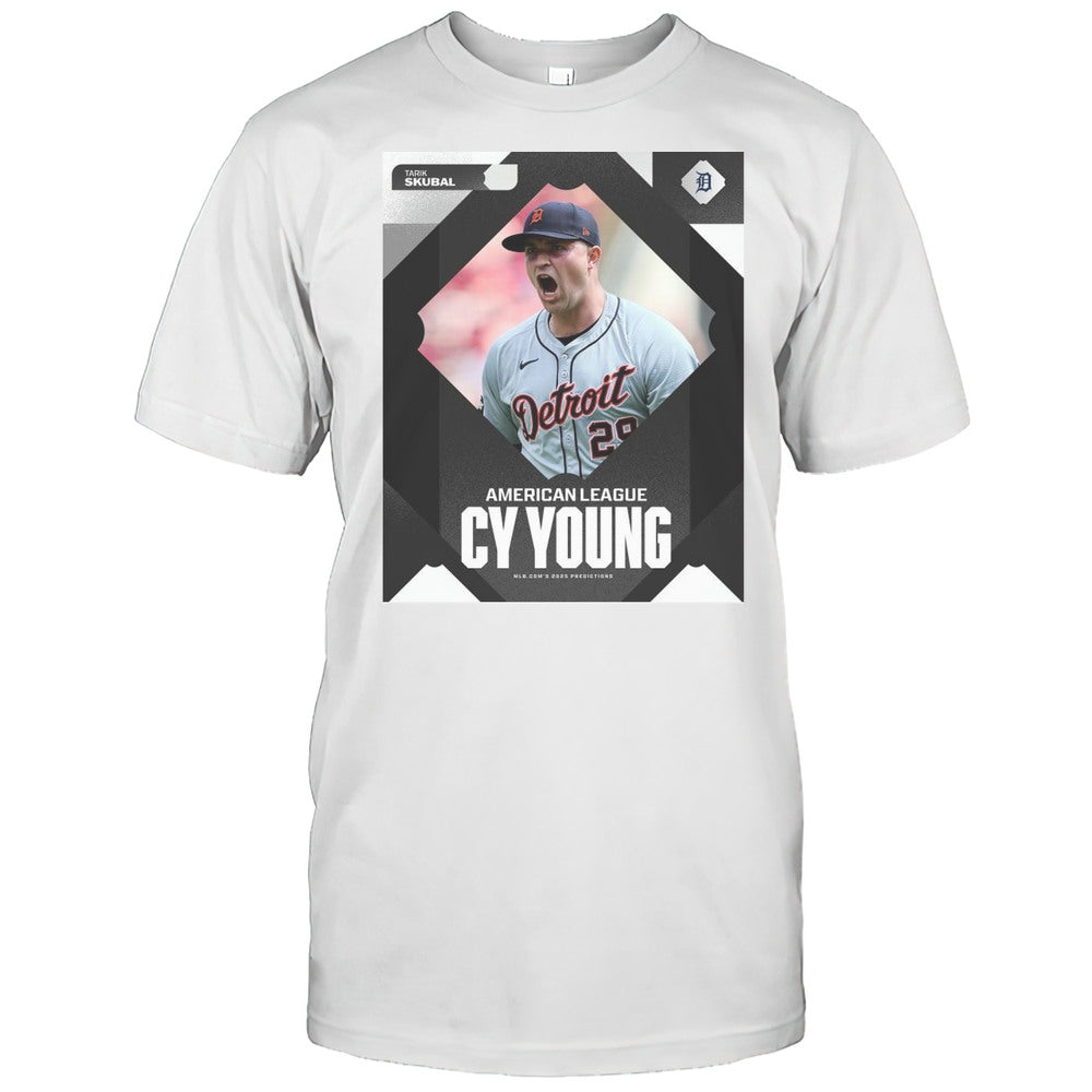 American League CY Young 2025 Tarik Skubal Detroit Tigers Baseball MLB T shirt