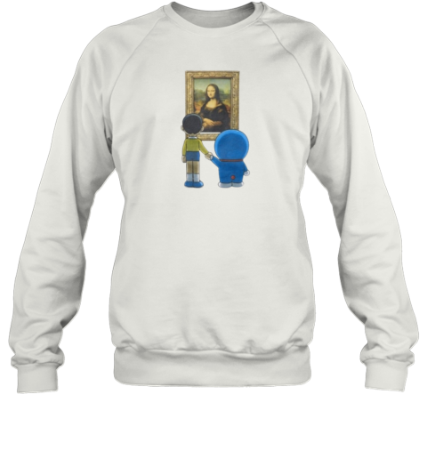 Doraemon Meets The Louvre Sweatshirt
