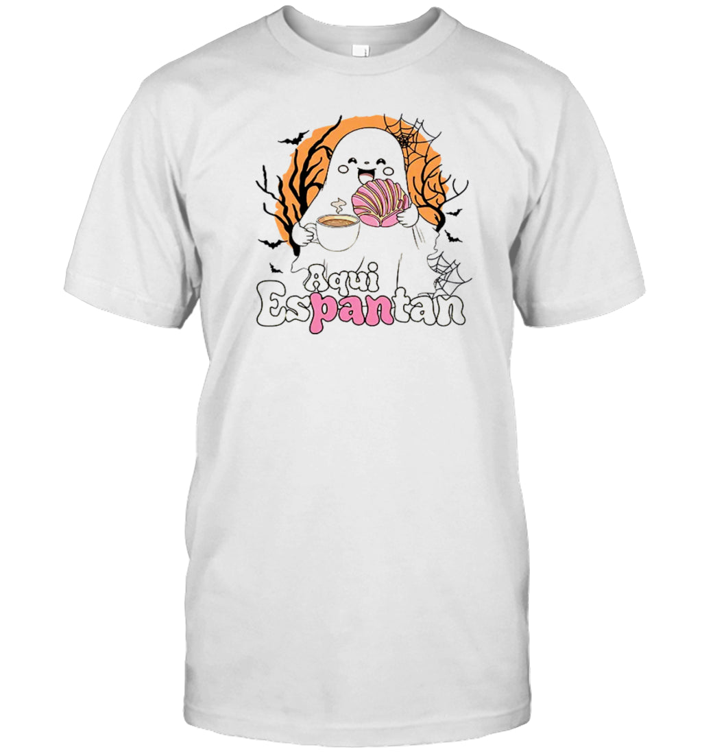 Aqui Espantan Halloween Spanish Teacher T Shirt