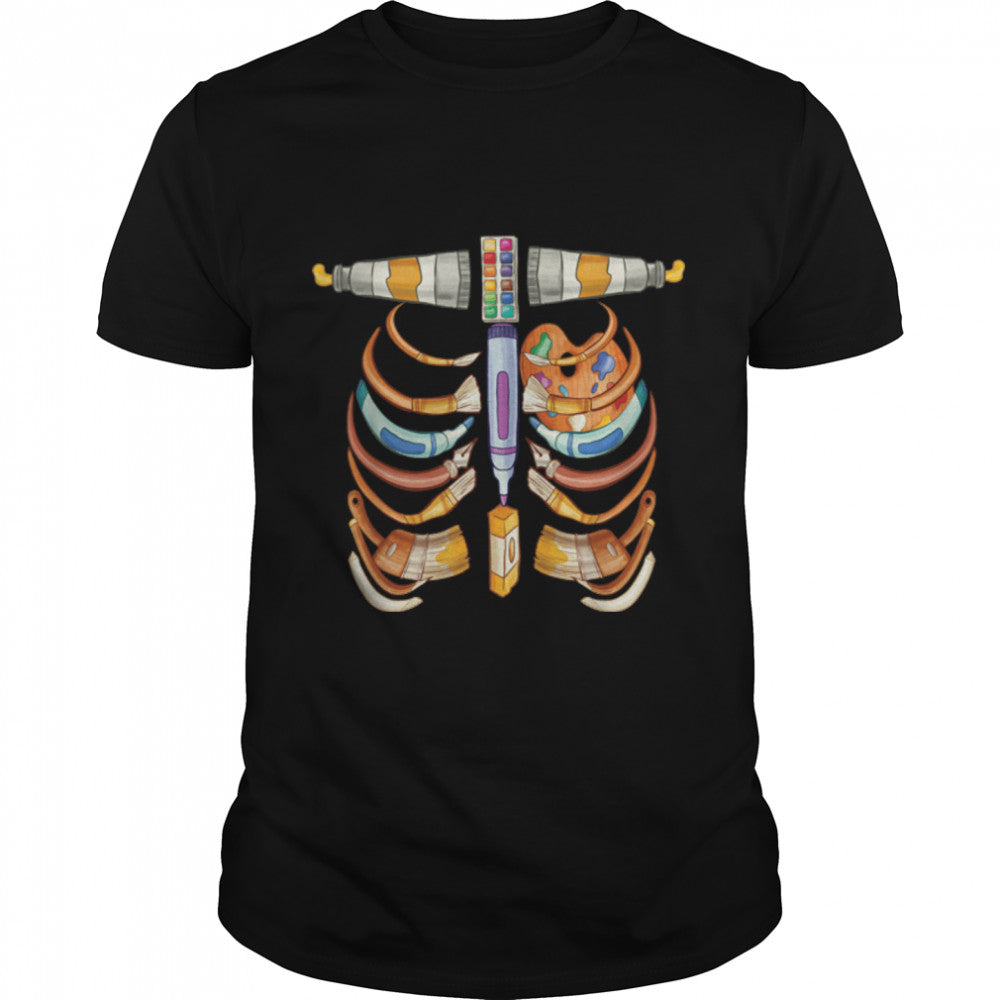 Art Bones Art I Can Feel It In My Bones Skeleton Halloween T Shirt B0B9SRDW58