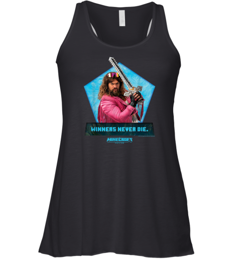 A Minecraft Movie Winners Never Die Garrett The Garbage Man Racerback Tank