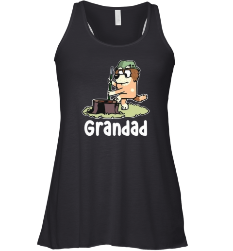 Bluey Soldier Grandad Racerback Tank