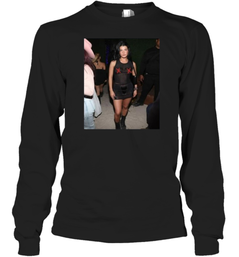 Charli D039Amelio Black Mesh Long Sleeve T Shirt
