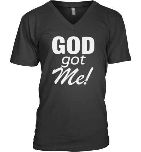 Doordash Driver God Got Me V Neck T Shirt