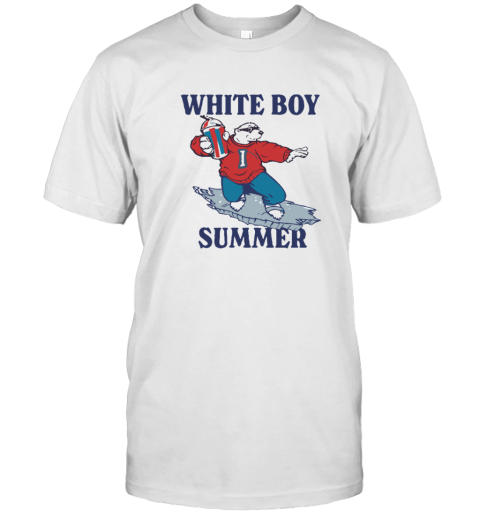 Bear White Boy Summer T Shirt